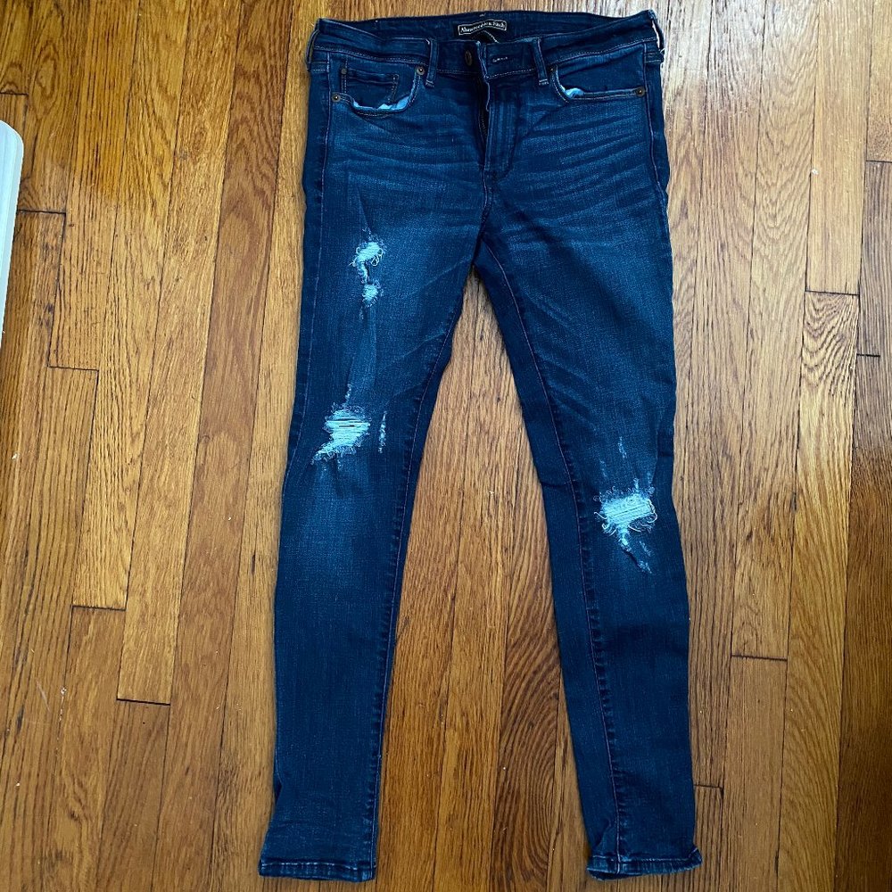 Abercrombie & Fitch Distressed Denim